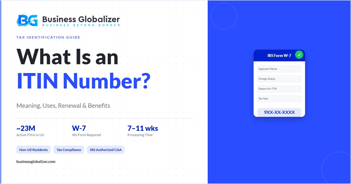 ITIN number meaning uses renewal and benefits guide — Business Globalizer