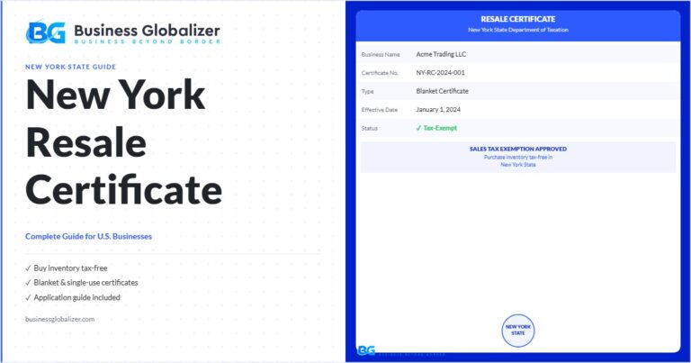 New York Resale Certificate complete guide for U.S. businesses — Business Globalizer