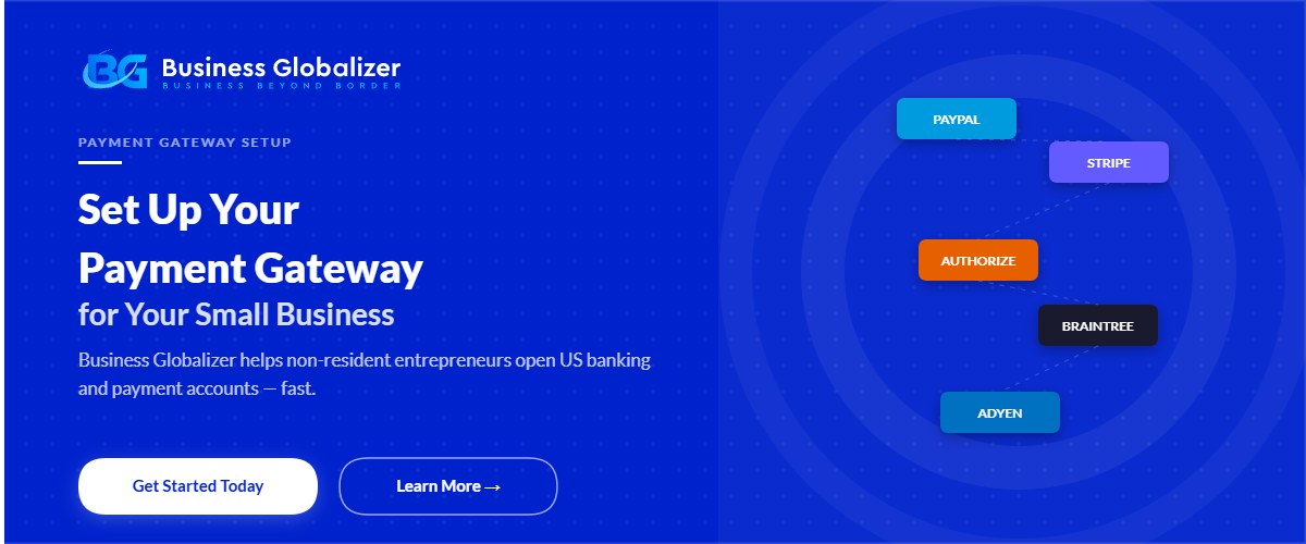 payment gateway setup for small business CTA banner — Business Globalizer