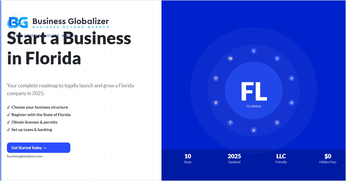 Start a business in Florida 10-step complete guide — Business Globalizer