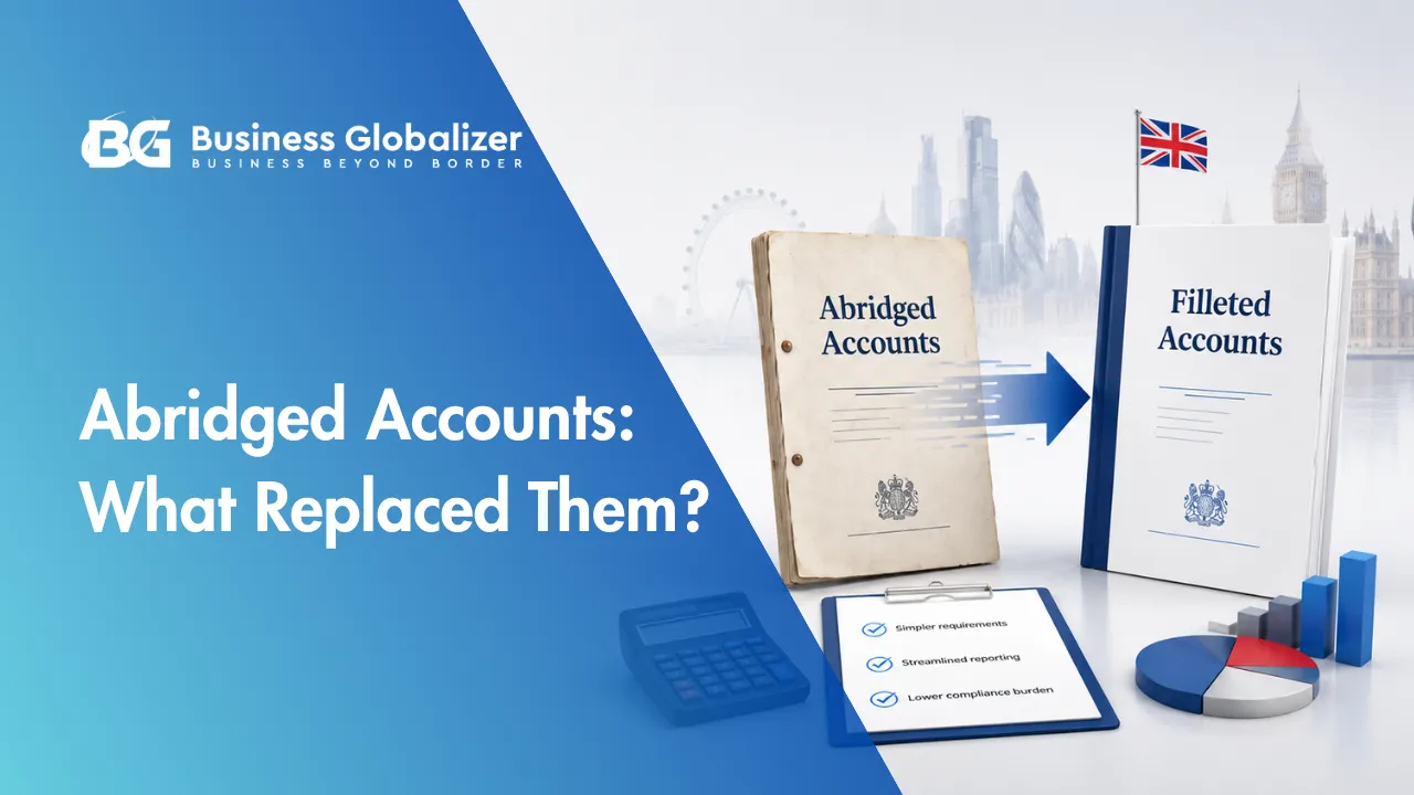 Abridged accounts what replaced them visual showing the move to filleted accounts for UK companies.