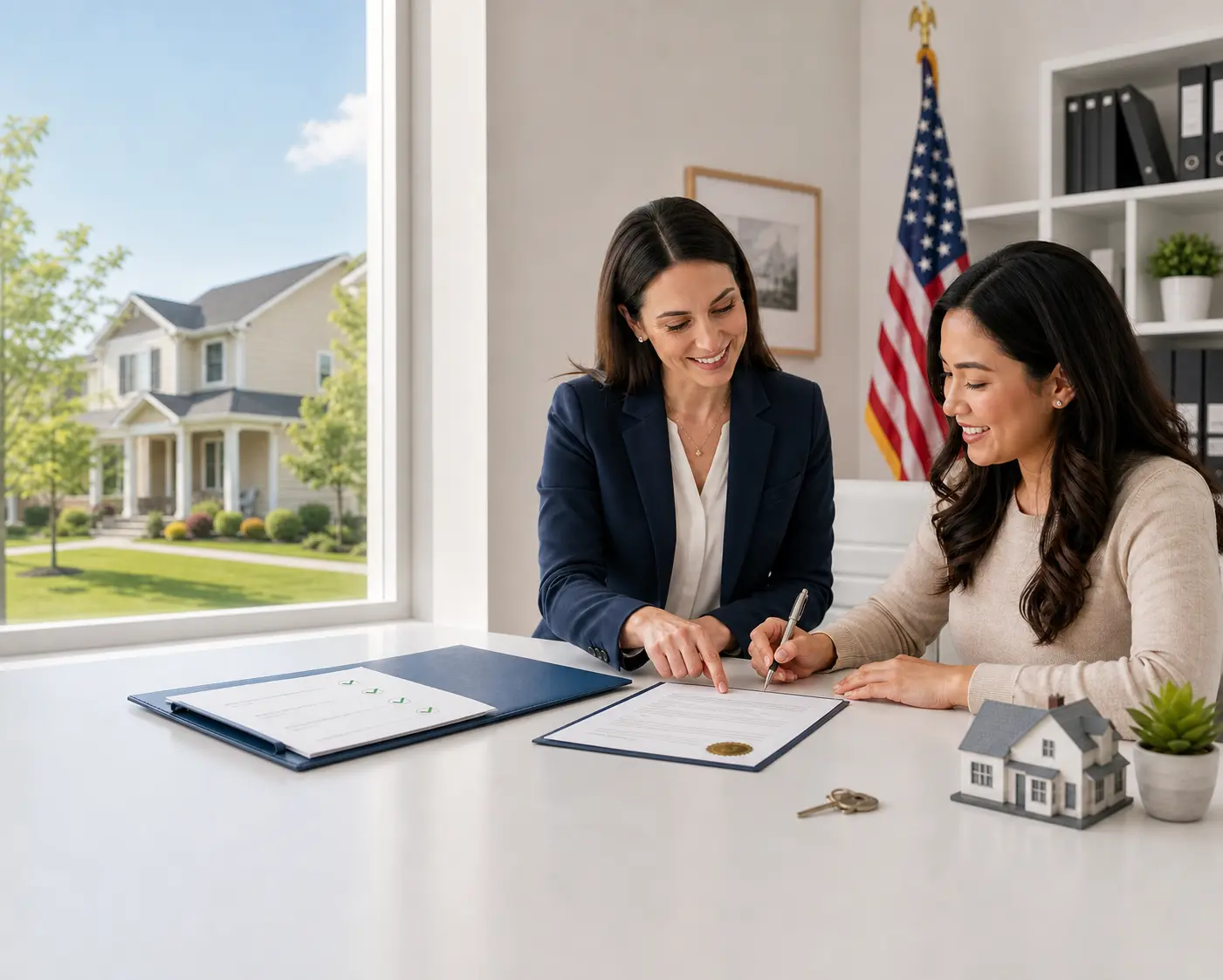 U.S. compliance and signatory support illustration