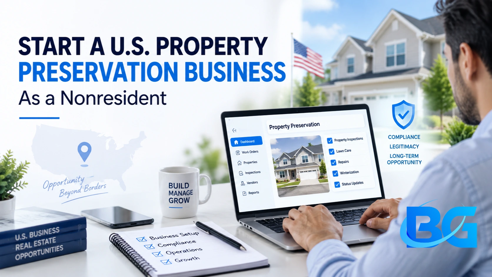 Start a U.S. Property Preservation Business as a Nonresident